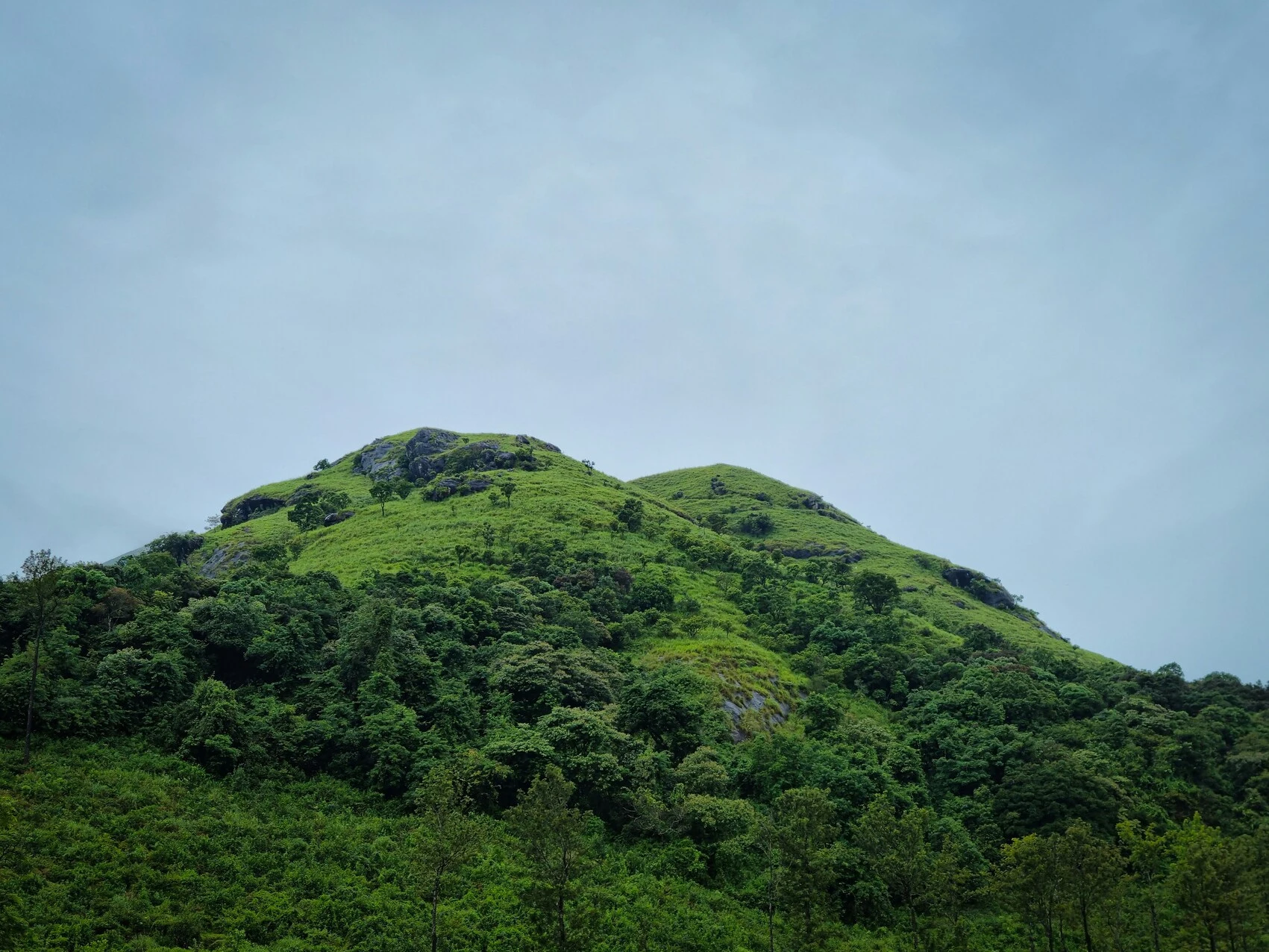 Mountain path view
